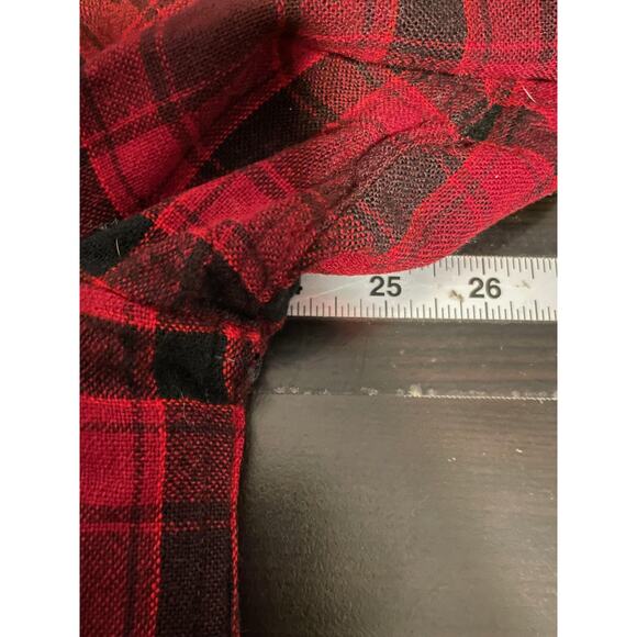 Vintage Pendleton Jacket Mens XL Red Black Plaid Wool Lined Hunting 60s FLAW - Picture 8 of 11